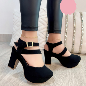 Tacones Para Mujer Cerrados Negros