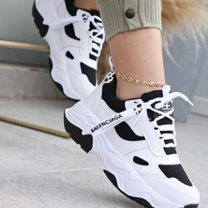 Tenis Para Mujer Balenciaga Blanco y negro