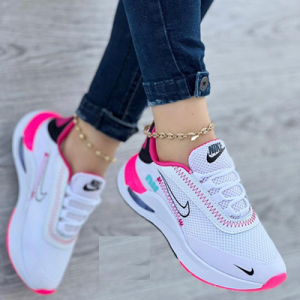 Tenis Para Mujer Nike Bordado Blancos