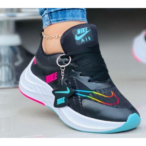 Tenis Para Mujer Nike Llavero Negras
