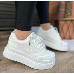 Tenis Para Mujer Star Blancas