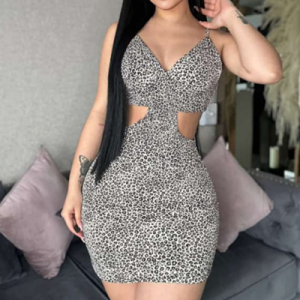 Vestido Para Mujer Grey Dos Aberturas
