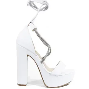 Tacones Para Mujer Blanco Top