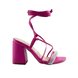 Tacones Para Mujer Fucsia Mid