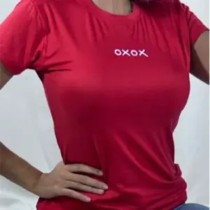 Camiseta Para Mujer Rojo Xoxo