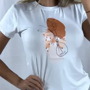 Camiseta Para Mujer Blanca Diseñ