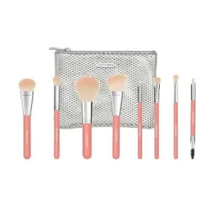 kit x 8 brochas ojos y rostro + cosmetiquera-1140