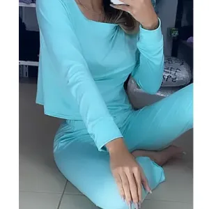 Pijamas Para Mujer Azul: