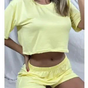 Pijamas Para Mujer Amarillo